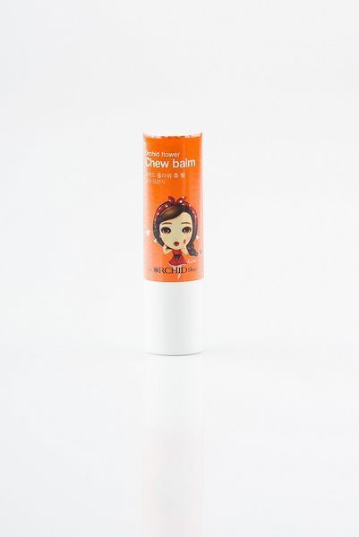 Увлажняющий бальзам для губ корейский The Orchid Skin Orchid Flower Chew Balm Sugar Orange 07430 фото
