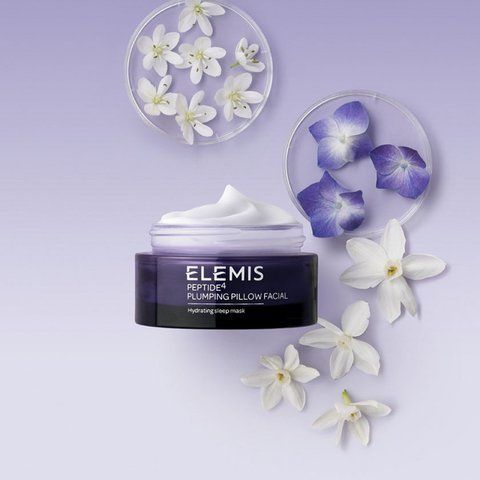Охолоджуюча нічна крем-маска для обличчя ELEMIS Peptide4 Plumping Pillow Facial 50178 фото