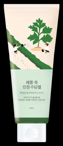 Зволожуючий крем-гель з полином ROUND LAB Mugwort Calming Soothing Gel 03044 фото