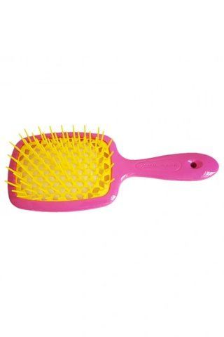 Расческа для волос фуксия с желтым Janeke Superbrush 86SP226 FY 86SP226 FY фото