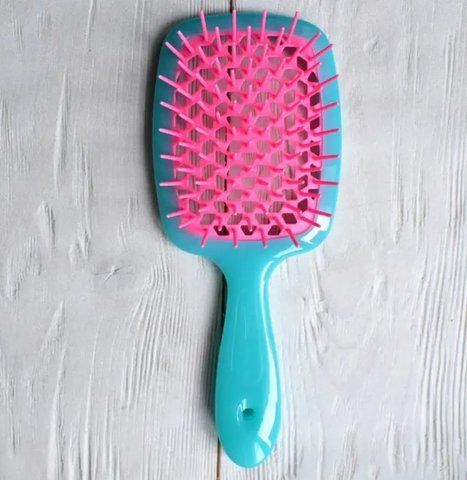 Расческа для волос бирюзовая с розовым Janeke Superbrush 86SP226 TAR 86SP226 AR фото