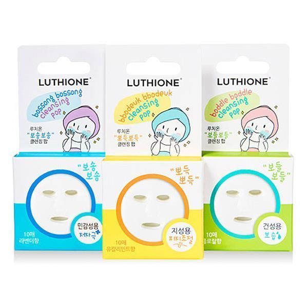 Суха пінка для вмивання жирної шкіри обличчя LUTHIONE Boddle Boddle Cleansing Pop! (For Oily Skin) 07340 фото