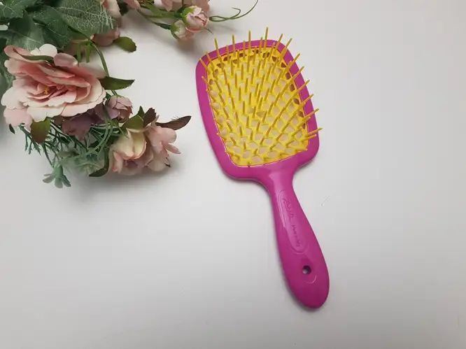 Расческа для волос фуксия с желтым Janeke Superbrush 86SP226 FY 86SP226 FY фото