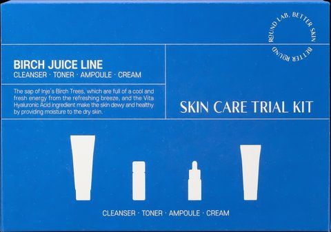 Набір мініверсій засобів з березовим соком ROUND LAB Birch Juice Trial Kit 03498 фото