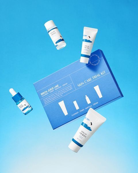Набор миниверсий средств с березовым соком ROUND LAB Birch Juice Trial Kit 03498 фото