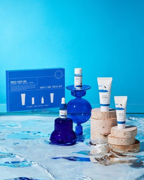 Набор миниверсий средств с березовым соком ROUND LAB Birch Juice Trial Kit 03498 фото