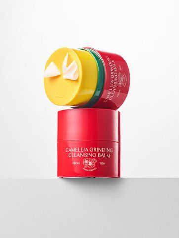 Очищающий гидрофильный бальзам с камелией CU Skin Dr.Solution Camellia Grinding Cleansing Balm 300280 фото