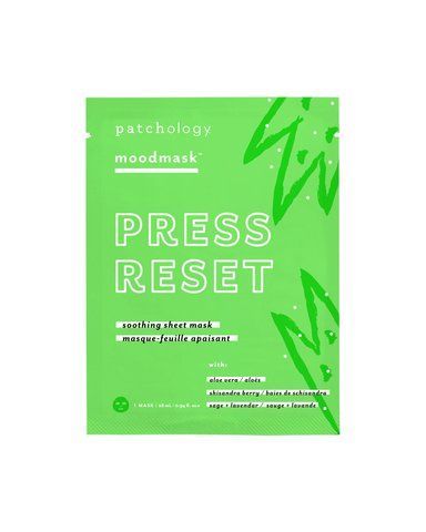 Заспокійлива і відновлююча тканинна маска Patchology Press Reset Soothing Mask PAT0077 фото