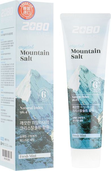 Зубна паста з гімалайською сіллю, Dental clinic 2080 Mountain Crystal Salt 11214 фото