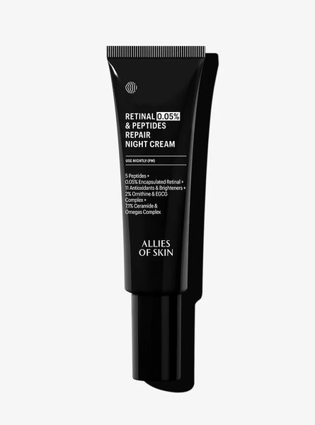 Крем нічний антивіковий з ретинолом 0.05 Allies of Skin Retinal & Peptides Repair Night Cream  PRRNC048EN02 фото