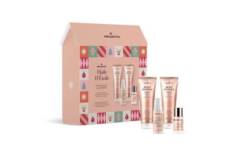 Набір різдвяний для неймовірного блиску волосся Medavita HUILE D'ETOILE Christmas Kit: 301081 фото