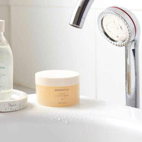 Мініатюра бальзам-щербету гідрофільного Aromatica Orange Cleansing Sherbet 11390 фото
