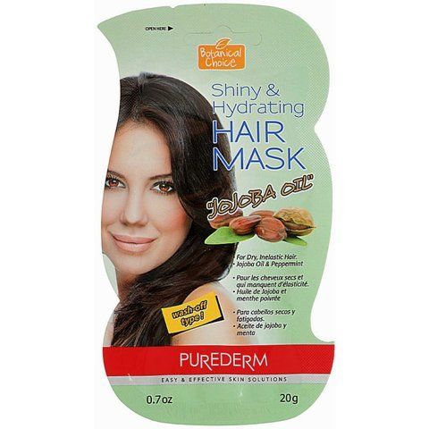 Purederm Shiny Hydradating Hair mask jojoba oil Зволожувальна маска для волосся з маслом жоба 06667 фото
