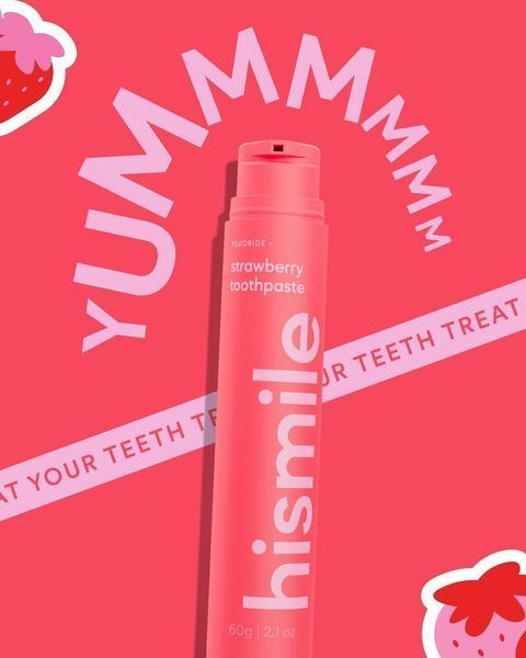 Зубна паста зі смаком полуниці HiSmile Strawberry Toothpaste 93571913 фото