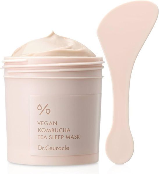 Веганська антиоксидантна маска Dr. Ceuracle Vegan Kombucha Tea Sleep Mask 14033 фото