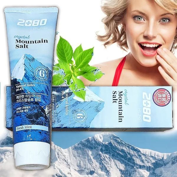 Зубна паста з гімалайською сіллю, Dental clinic 2080 Mountain Crystal Salt 11214 фото