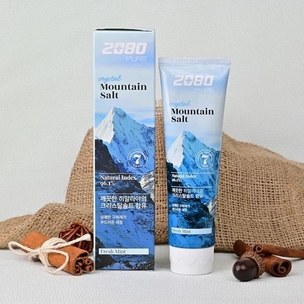 Зубна паста з гімалайською сіллю, Dental clinic 2080 Mountain Crystal Salt 11214 фото