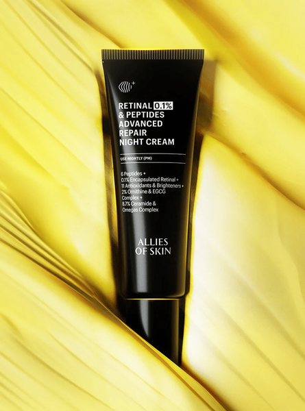 Крем ночной антивозрастной с ретинолом Allies Of Skin Retinal 0.1% Peptides Repair Night Cream PRANC048EN01 фото