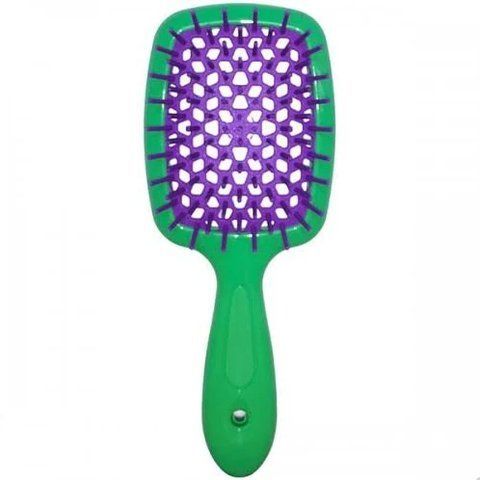 Расческа для волос зелено-фиолетовая Janeke Superbrush 86SP226 VV 86SP226 VV фото