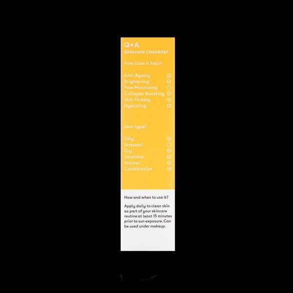 Антивіковий сонцезахисний крем для обличчя Q+A Peptide Anti-Ageing Daily Sunscreen 13196 фото