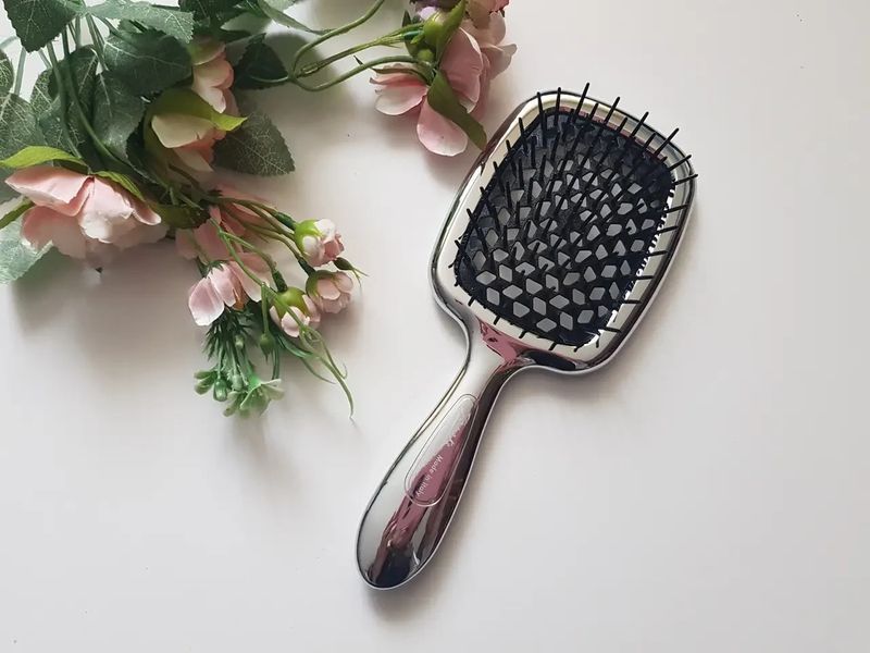 Расческа для волос серебро с черным Janeke Superbrush CRSP230 CRSP230 фото