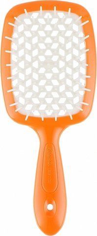 Расческа для волос оранжевая с белым Janeke Superbrush Small 82SP234 ARA 82SP234 ARA фото