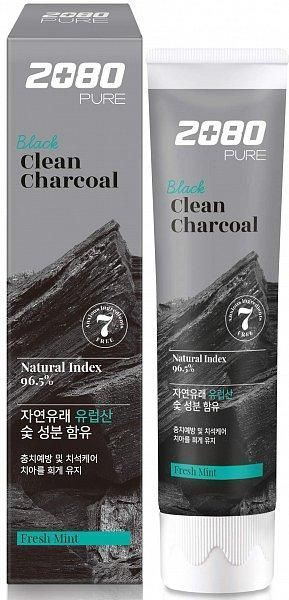 Відбілювальна зубна паста з вугіллям Dental clinic 2080 Pure Charcoal 11215 фото