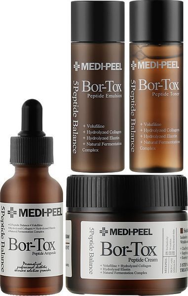 Набір засобів проти зморшок з пептидами MEDI-PEEL Bor-Tox Multi Care Kit 10438 фото