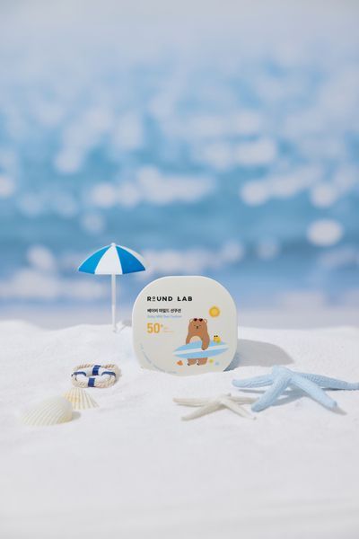 Детский солнцезащитный кушон ROUND LAB Baby Mild Sun Cushion 4711 фото