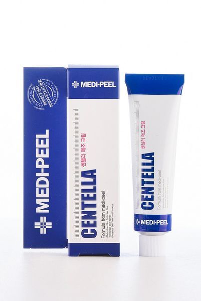 Заспокійливий крем із екстрактом центелли для чутливої шкіри MEDI-PEEL Centella Mezzo Cream 10000 фото