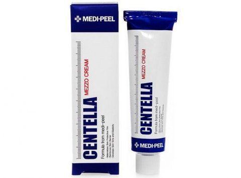 Заспокійливий крем із екстрактом центелли для чутливої шкіри MEDI-PEEL Centella Mezzo Cream 10000 фото