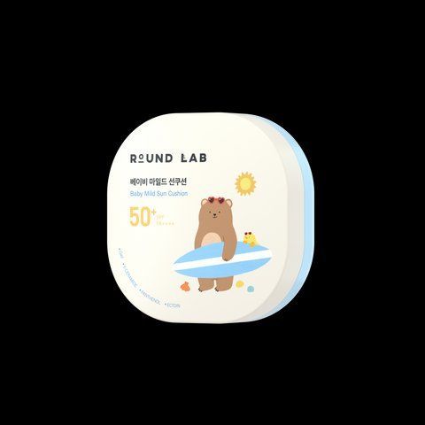 Дитячий сонцезахисний кушон ROUND LAB Baby Mild Sun Cushion 4711 фото
