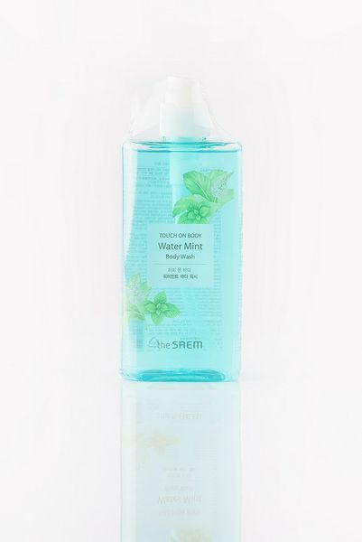 Зволожувальний гель для душу з екстрактом м'яти The Saem Touch On Body Body Wash Mint 08427 фото