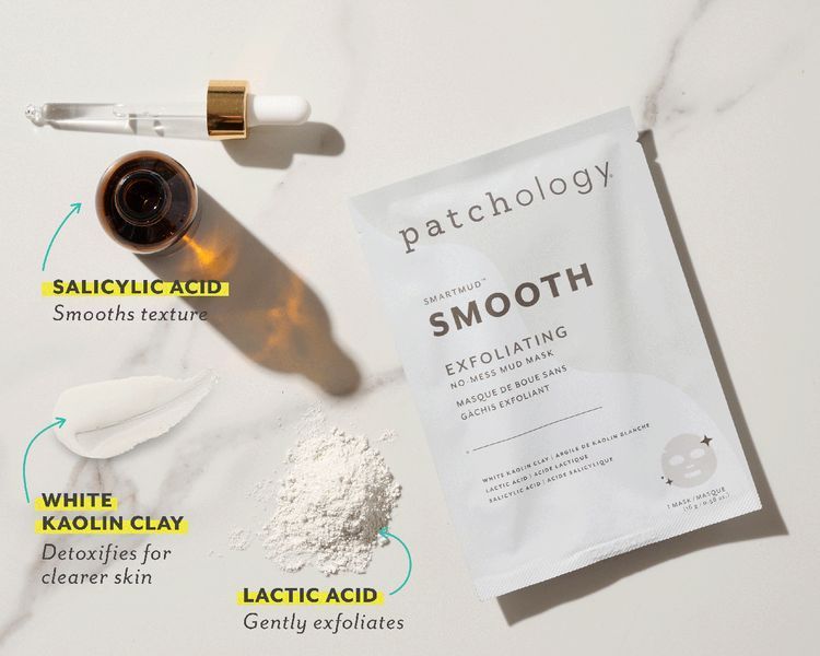 Оновлююча маска з кислотами Patchology Smart Mud Smooth Single PAT0069 фото