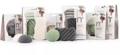 Спонж Конняку для тіла MARTINI SPA Konjac Body Sponge натуральна азіатська губка 4031B00 фото