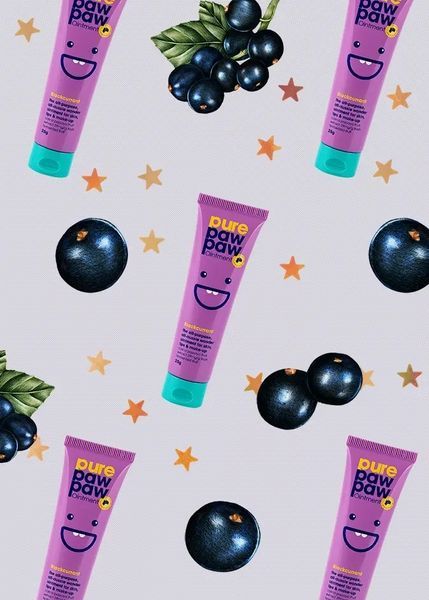 Бальзам для губ з ароматом чорної смородини Pure Paw Paw Ointment Blackurrant 11393 фото