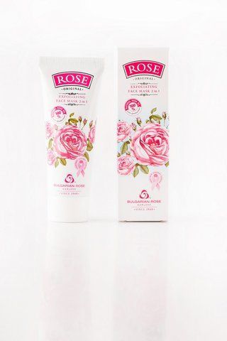 BULGARIAN ROSE Rose Original Exfoliating Face Mask 2 in 1 Маска для обличчя відшукаюча 2 в 1 08018 фото