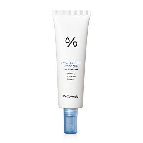 Зволожуючий сонцезахисний крем із гіалуроновою кислотою SPF 50/PA++++ Dr.Ceuracle HYAL REYOUTH MOIST SUN 11209 фото