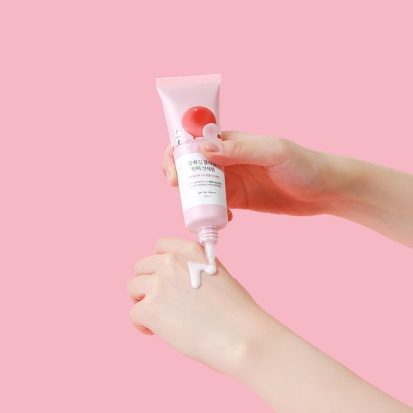 Солнцезащитная сыворотка с коллагеном ROUND LAB Camellia Deep Collagen Firming Sun Serum 14564 фото