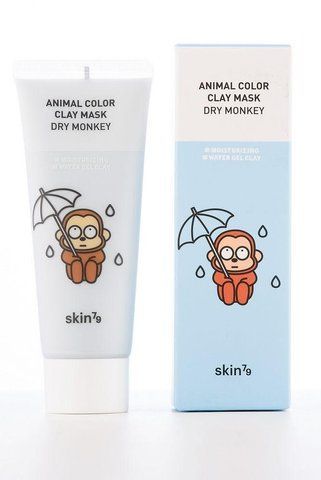 Зволожуюча маска глиняна для обличчя Skin79 Animal Color Clay Mask Dry Monkey 09407 фото