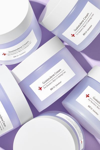 Інтенсивний заспокійливий крем з глазуленом CU Skin Dr. Solution Guaiazulene Cream 300274 фото