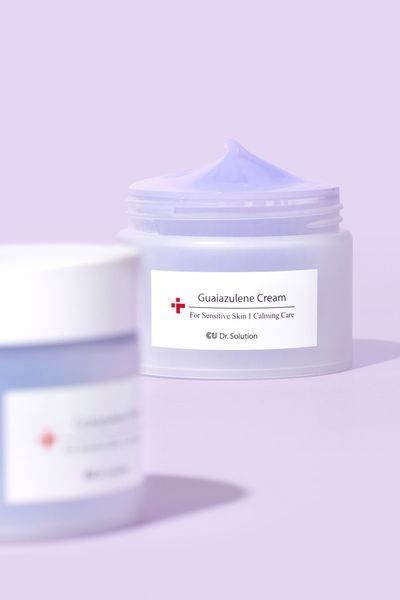 Інтенсивний заспокійливий крем з глазуленом CU Skin Dr. Solution Guaiazulene Cream 300274 фото