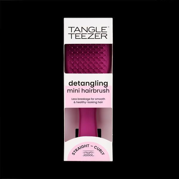Мини-щетка для волос Tangle Teezer The Ultimate Detangler Mini Electric Raspberry 14619 фото