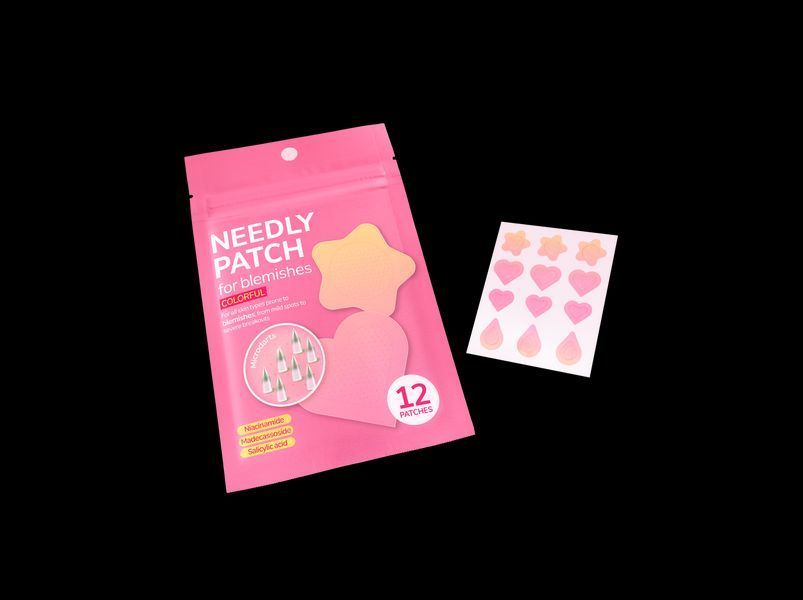 Мікроголкові патчі від висипів Needly Patch for blemishes colorful 12 шт. 14653 фото