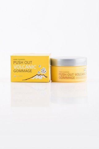 MIZON PUSH OUT VOLCANIC GOMMMAGE Гоммаж для обличчя з піском вулкана від чорних крапок 06745 фото