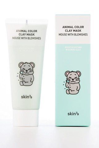 Очищаюча глиняна маска для обличчя Skin79 Animal Color Clay Mask Mouse With Blemishes 09408 фото