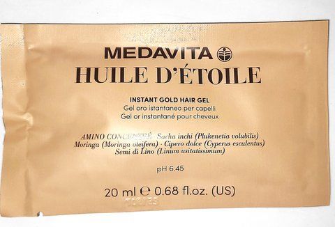 Гель для мгновенного блеска волос Medavita HUILE D'ETOILE Instant Gold Hair Gel 300086 фото