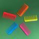 Гребінець для волосся синій Janeke Superbrush Small Supercomb Fluro 11644 фото 2
