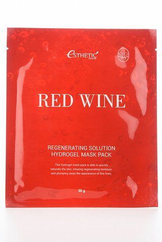 Esthetic House Red Wine Regenerating Solution Hydrogel Mask Гідрогелева маска для обличчя з екстрактом червоного 09197 фото
