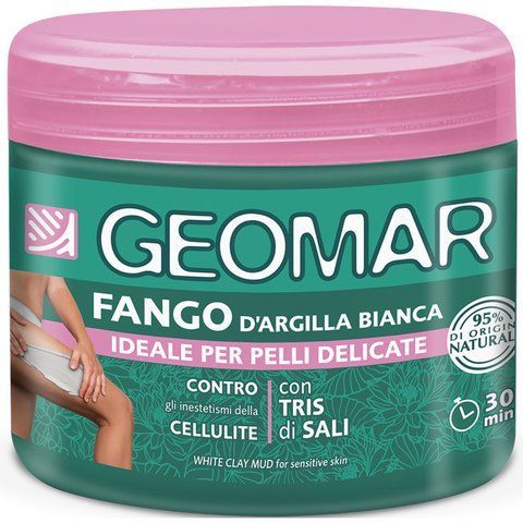 Антицелюлітний засіб з білою глиною GEOMAR White Clay Mud 120491 фото